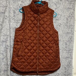 Athleta Quilted Rust Vest